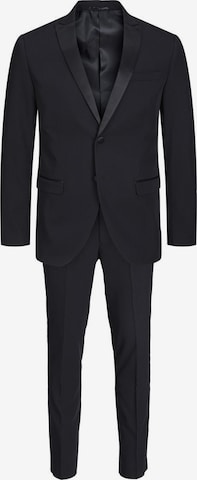 JACK & JONES Slimfit Kostym i svart: framsida