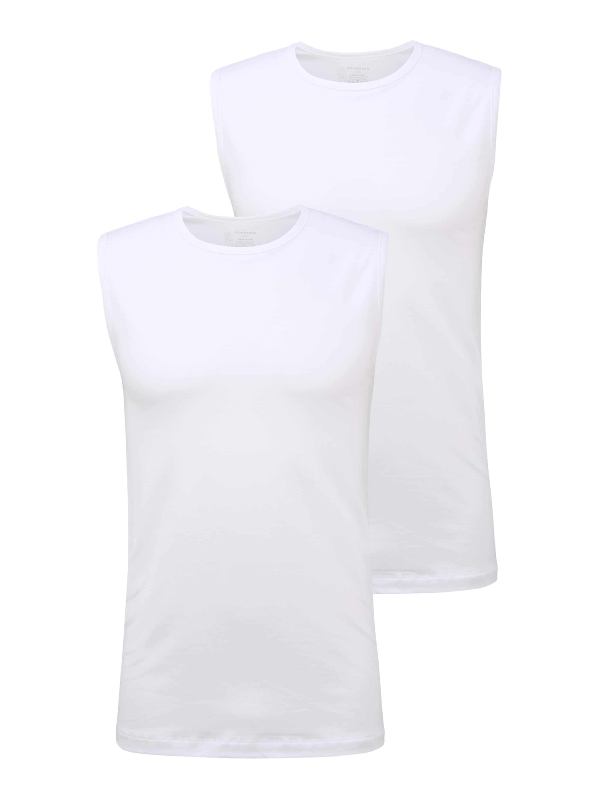SCHIESSER Podkoszulka w kolorze biały: przód