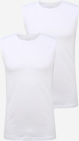 T-Shirt SCHIESSER en blanc : devant