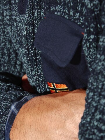 Jan Vanderstorm Trui 'Bjornberg' in Blauw