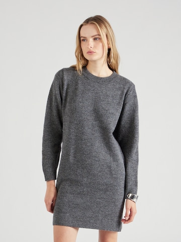 JDY Knitted dress 'JENNY' in Grey: front