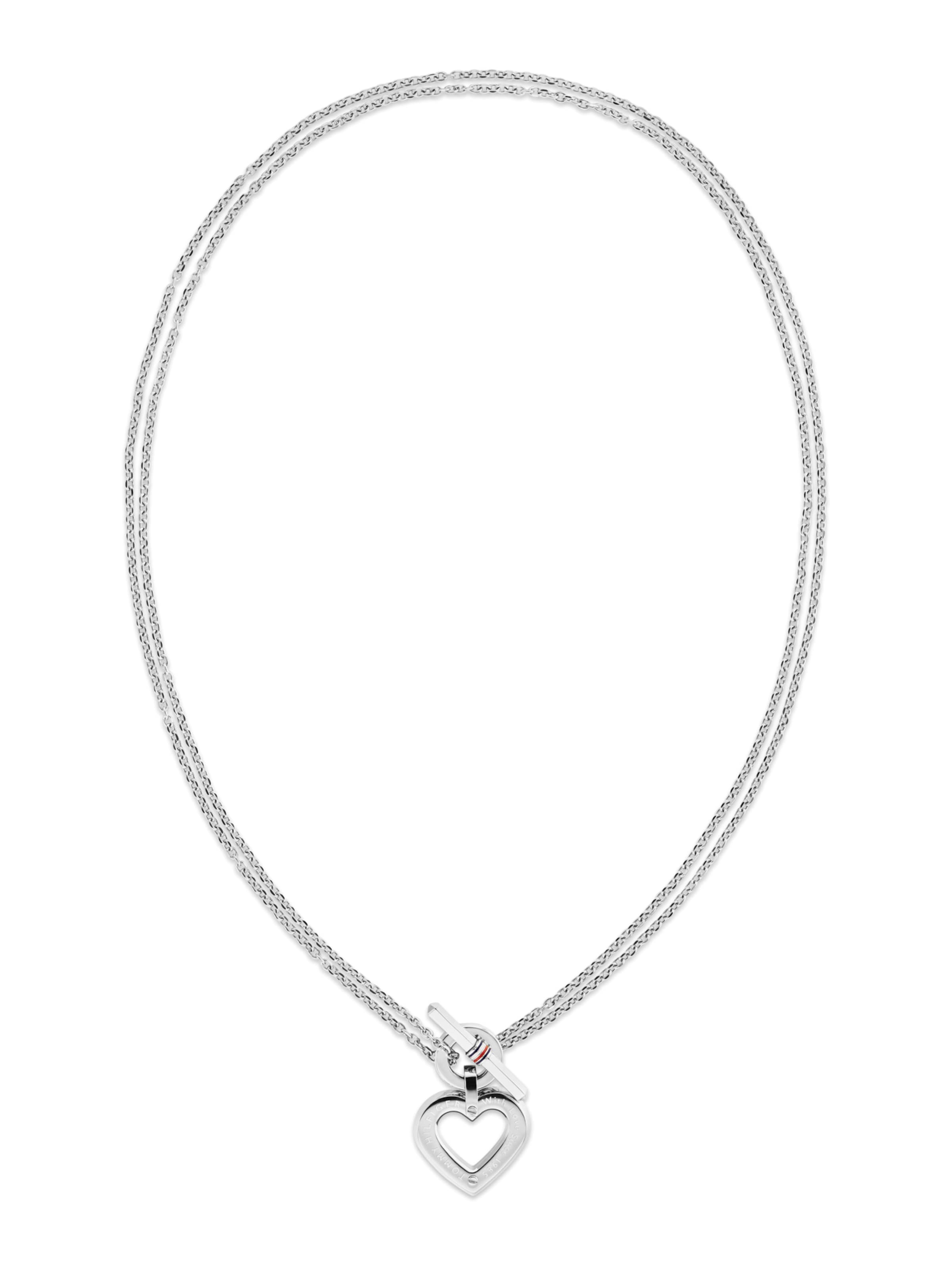TOMMY HILFIGER Łańcuszek w kolorze srebrny: przód