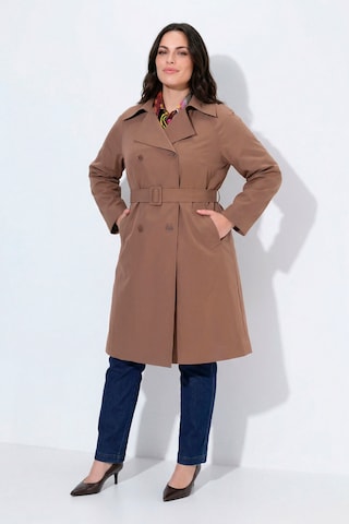 Ulla Popken Between-seasons coat in Brown