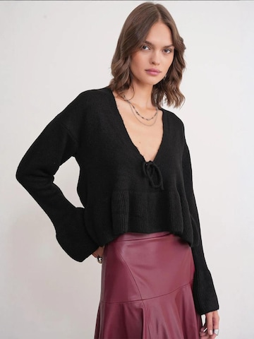 MixRay Pullover 'Pullover'‌‌‌‌ in Schwarz: Vorderseite