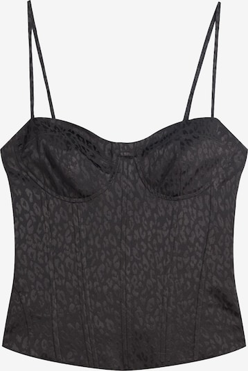 Bershka Toppi värissä musta, Tuotenäkymä