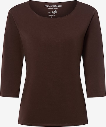 Franco Callegari Shirt in Brown: front