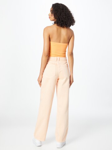 Pimkie Wide Leg Jeans in Orange