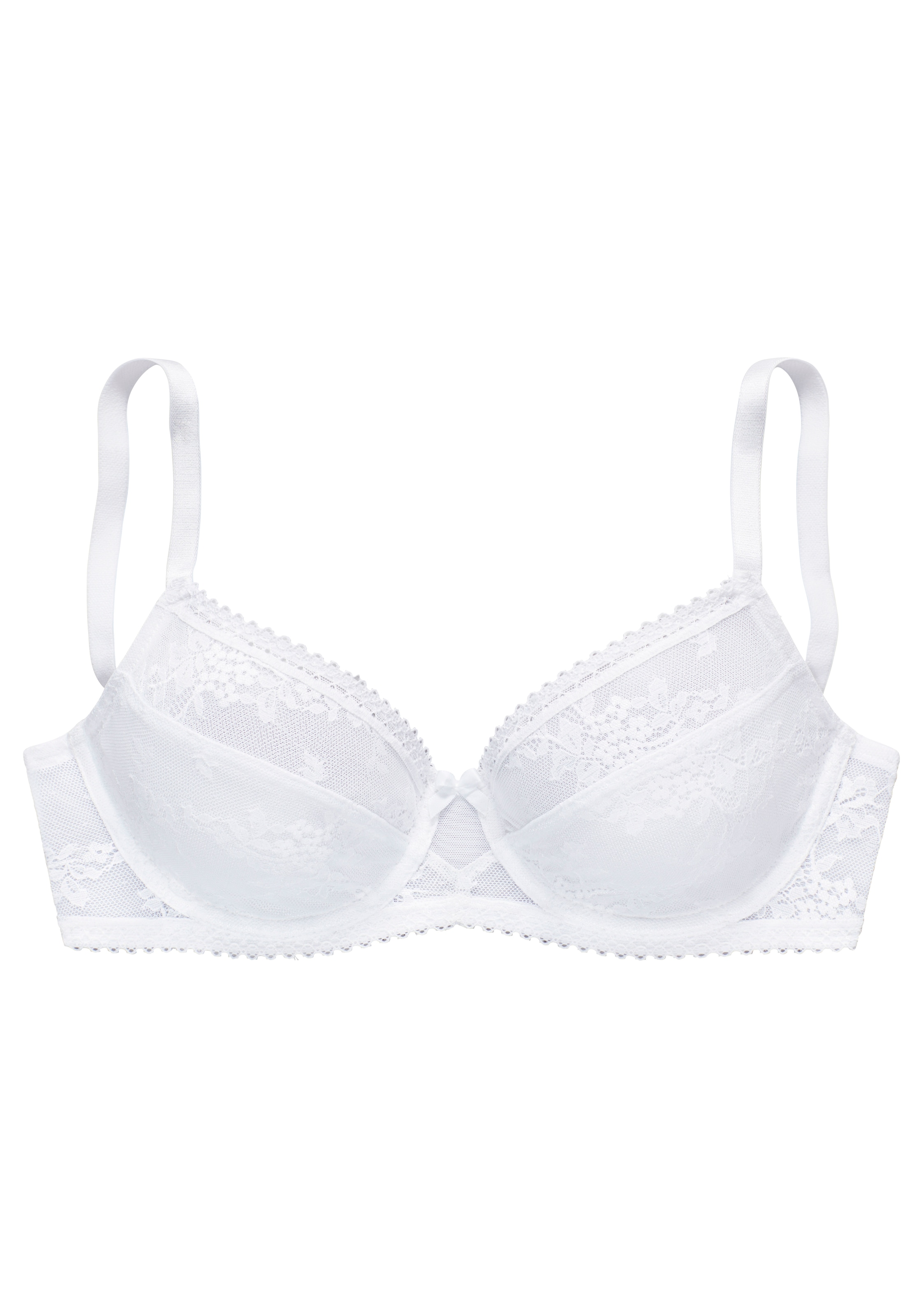 LASCANA Bustier BH in Weiß: Vorderseite