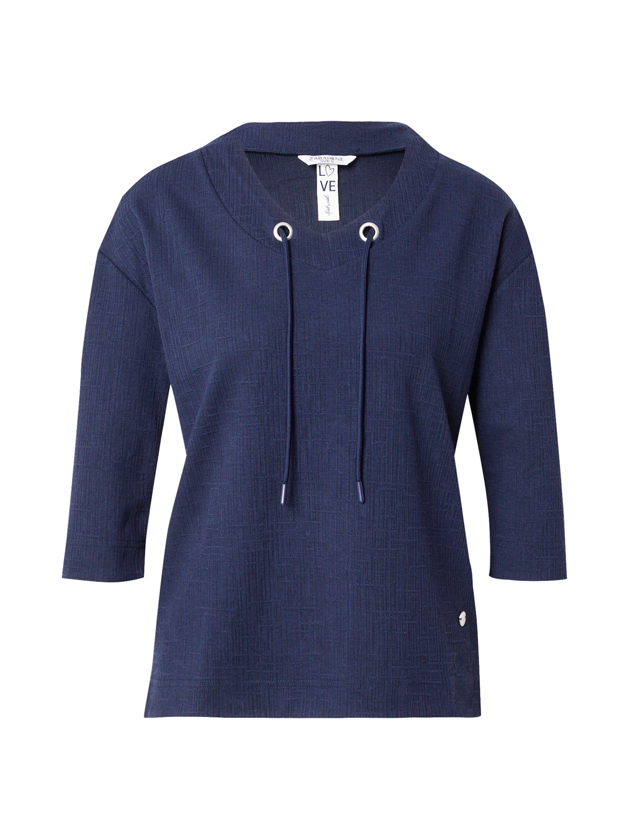 Maglietta 'An44nina' di ZABAIONE in blu: frontale