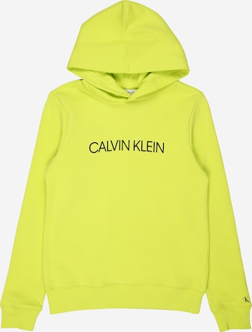 Calvin Klein Jeans Mikina – žlutá: přední strana