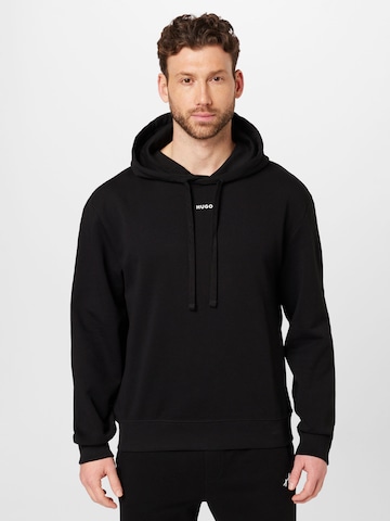HUGO Sweatshirt 'Dapo' in Black: front