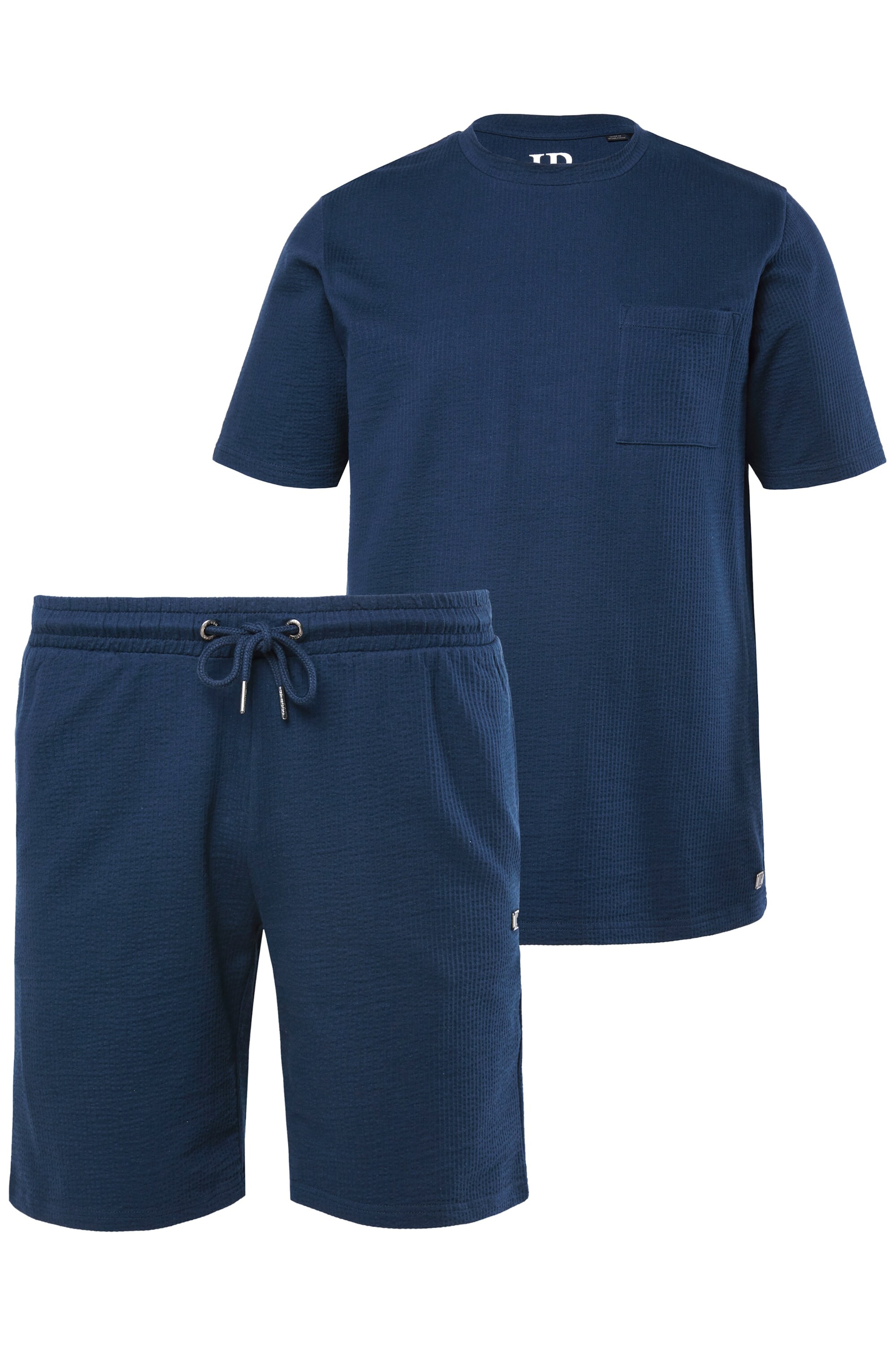 JP1880 Pyjama in Blau: Vorderseite