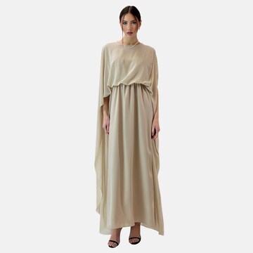Elara Kleid 'Abaya' in Beige: Vorderseite