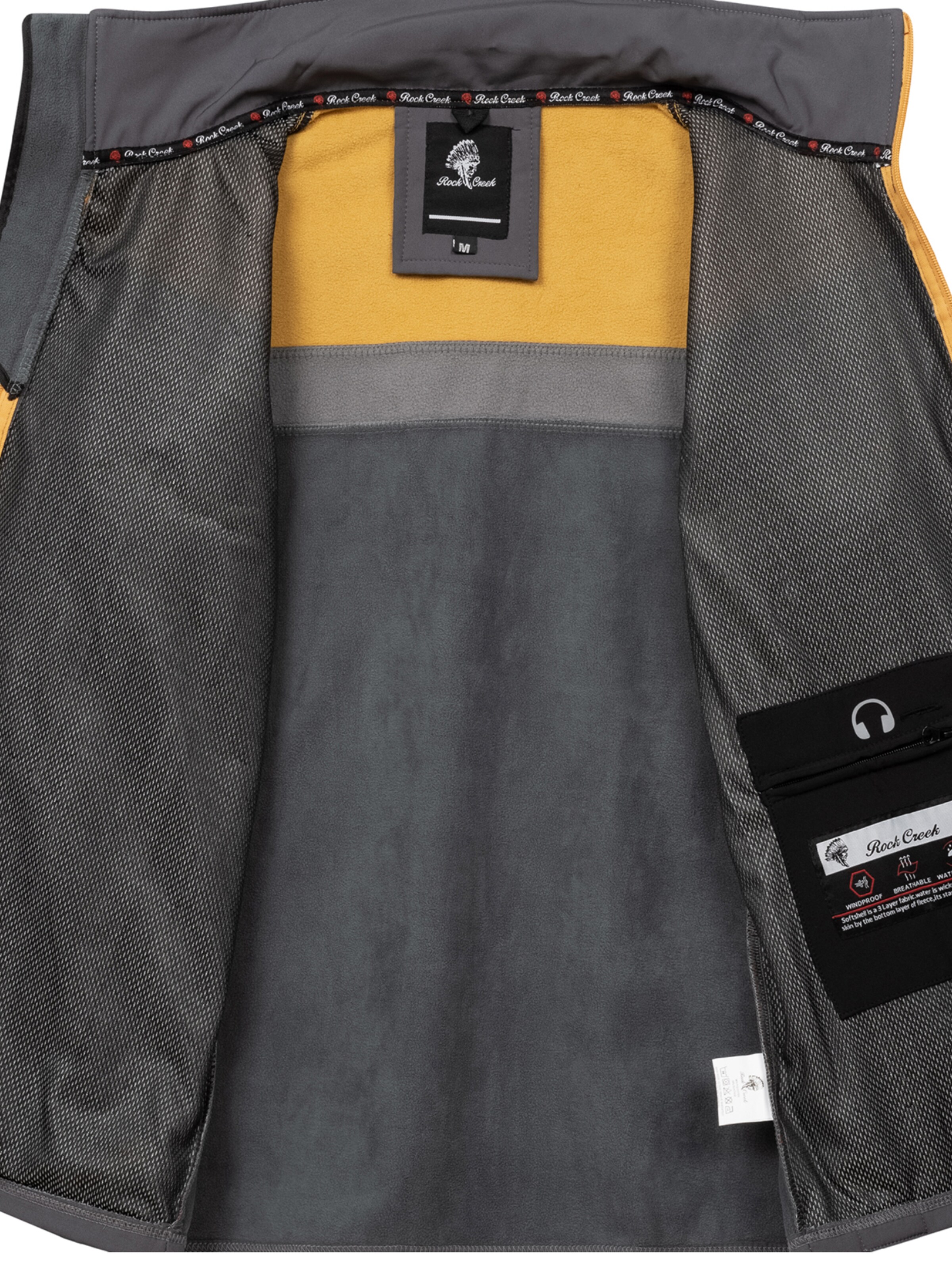 Rock Creek Outdoorjacke in Grau