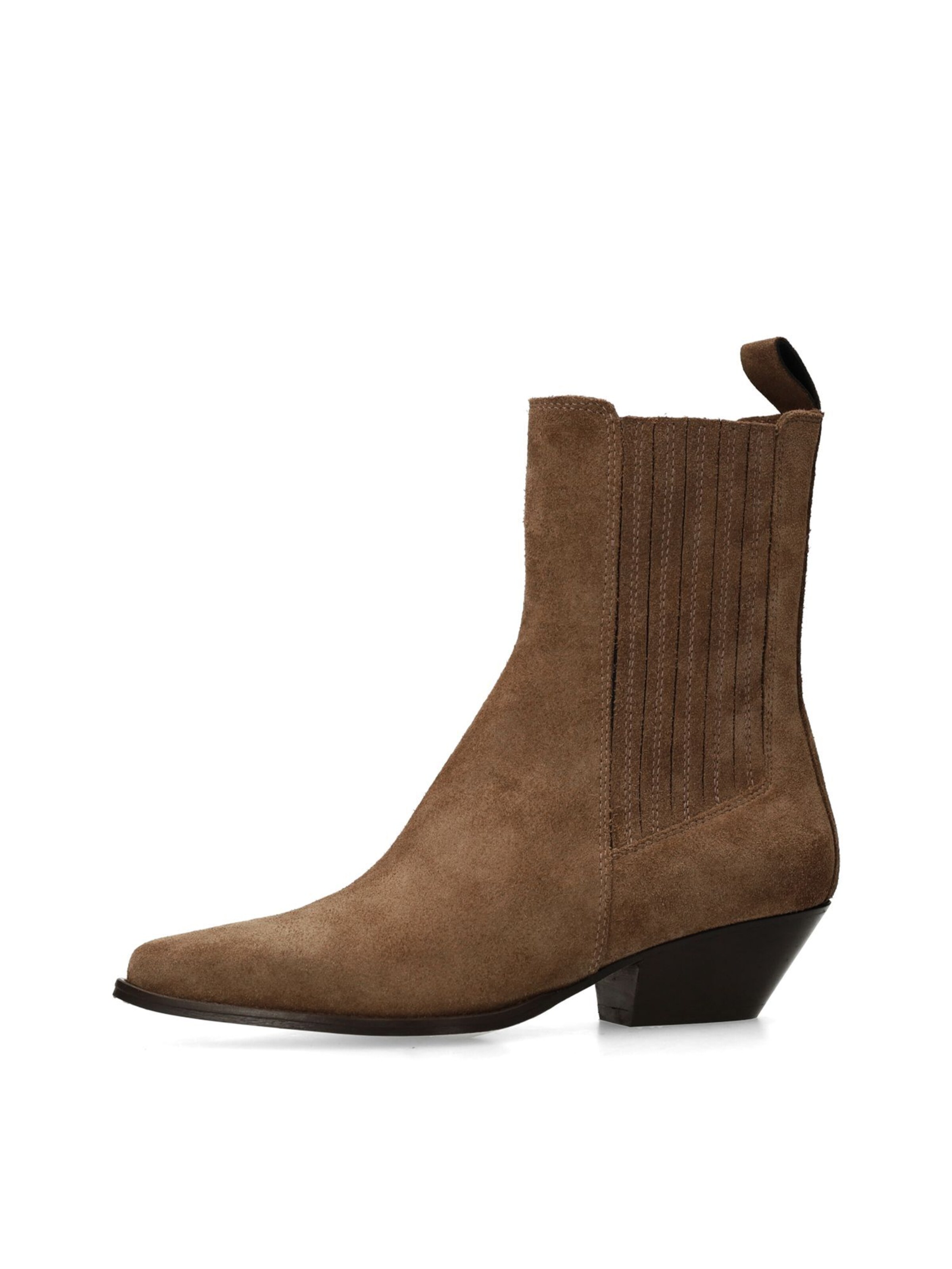 SACHA Bottines en marron, Vue avec produit