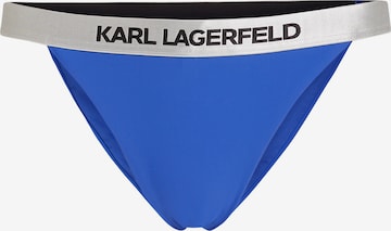 Karl Lagerfeld Bikinihousut värissä sininen: edessä