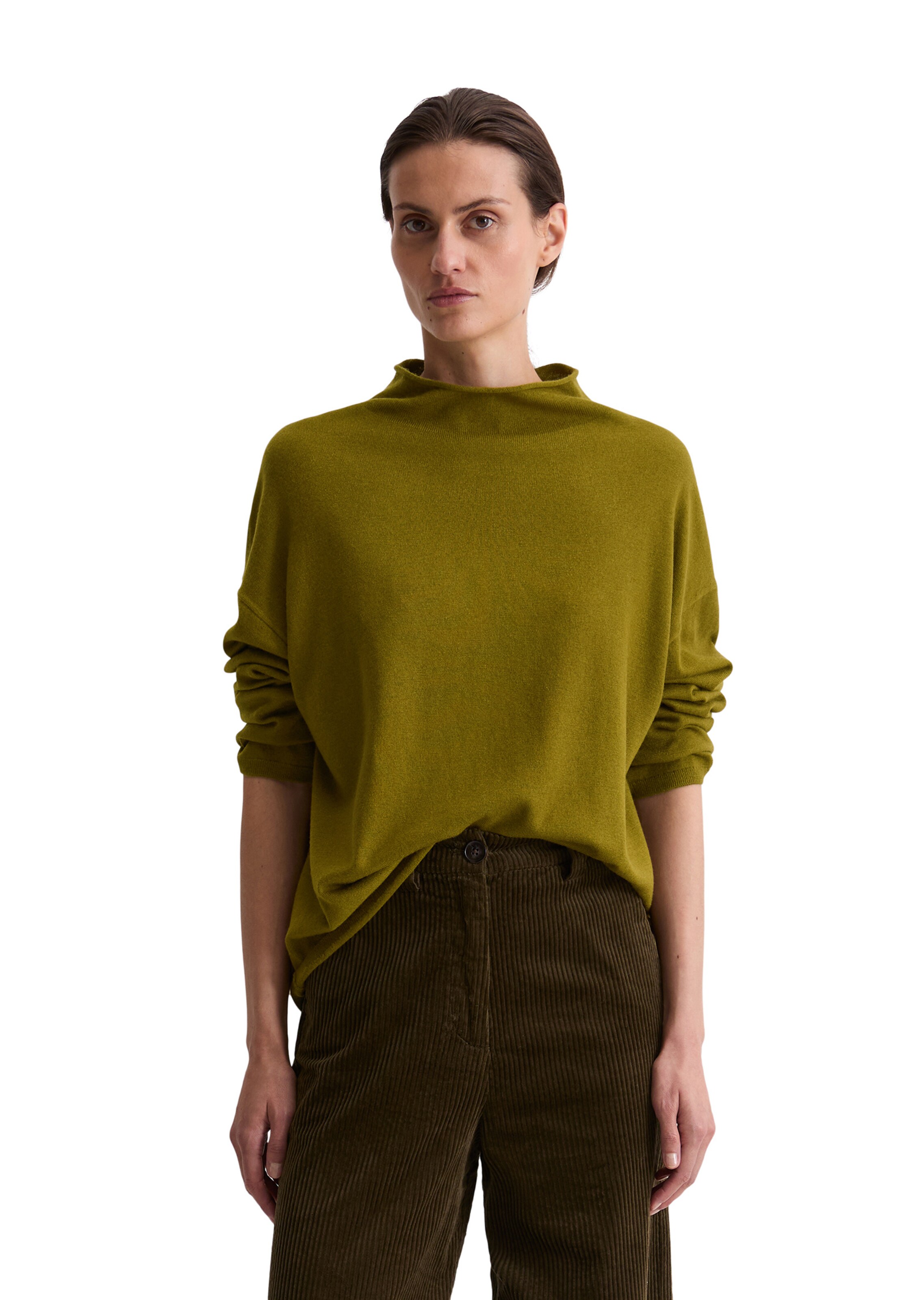 Marc O'Polo Trui in Groen: voorkant