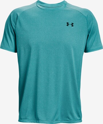 UNDER ARMOUR Functioneel shirt 'Tech 2.0 Novelty' in Blauw: voorkant