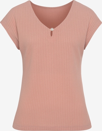 LASCANA Shirt in Orange: front