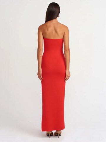 Dilvin - Vestido em vermelho