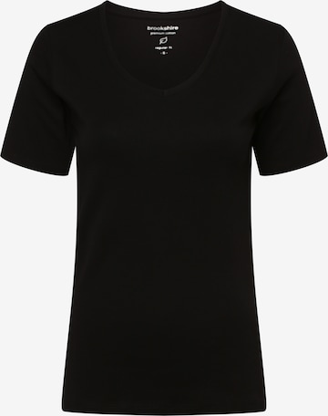 T-shirt Brookshire en noir : devant