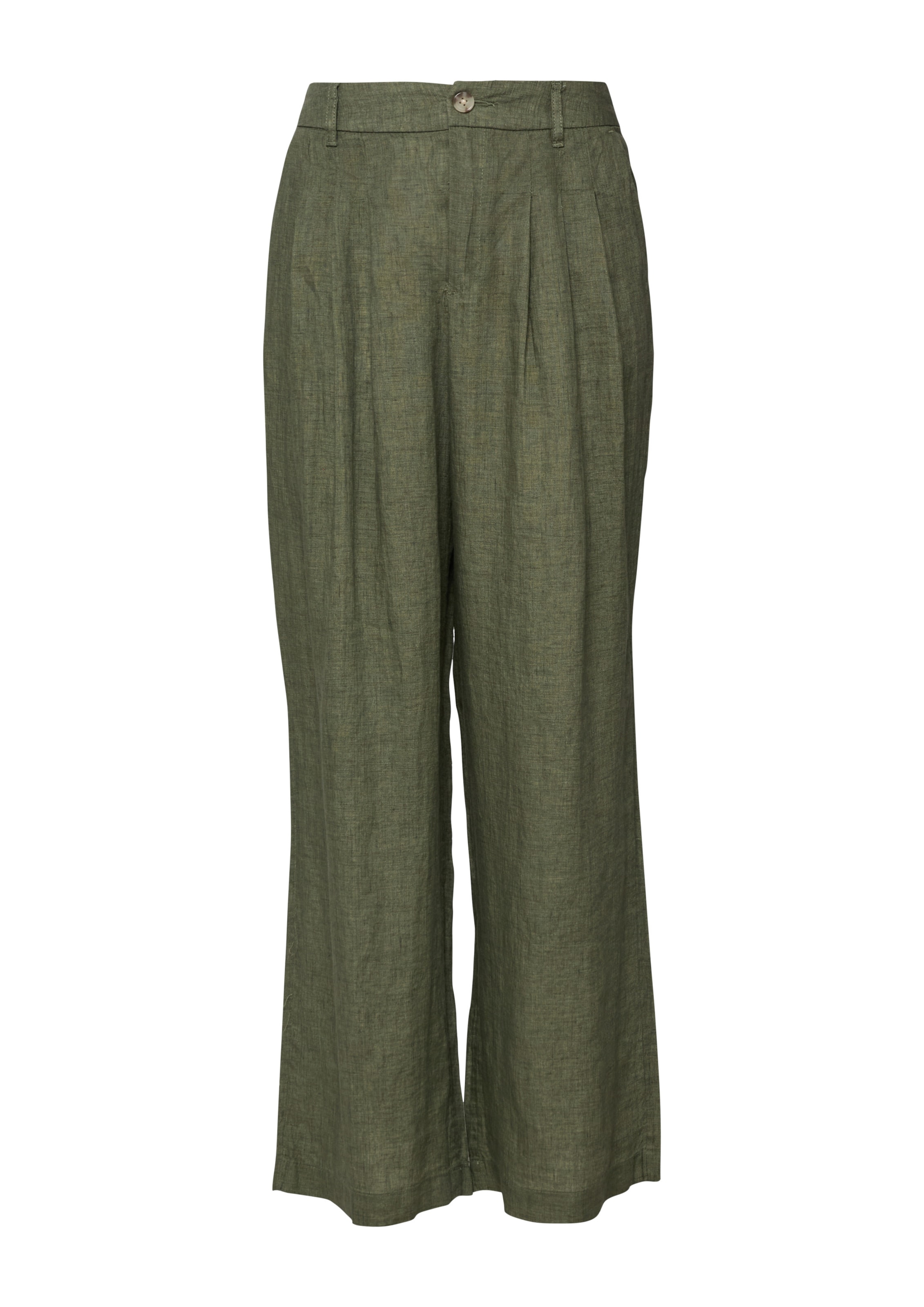Pantalon à pince s.Oliver en vert : devant
