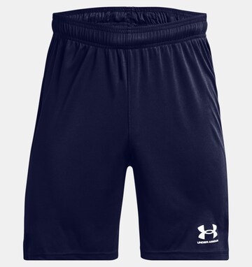 UNDER ARMOUR Regular Workout Pants in Blue: front