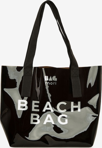 BagMori Strandtasche in Schwarz: predná strana