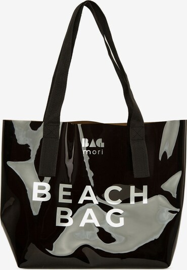 BagMori Strandtasche in schwarz / silber, Produktansicht