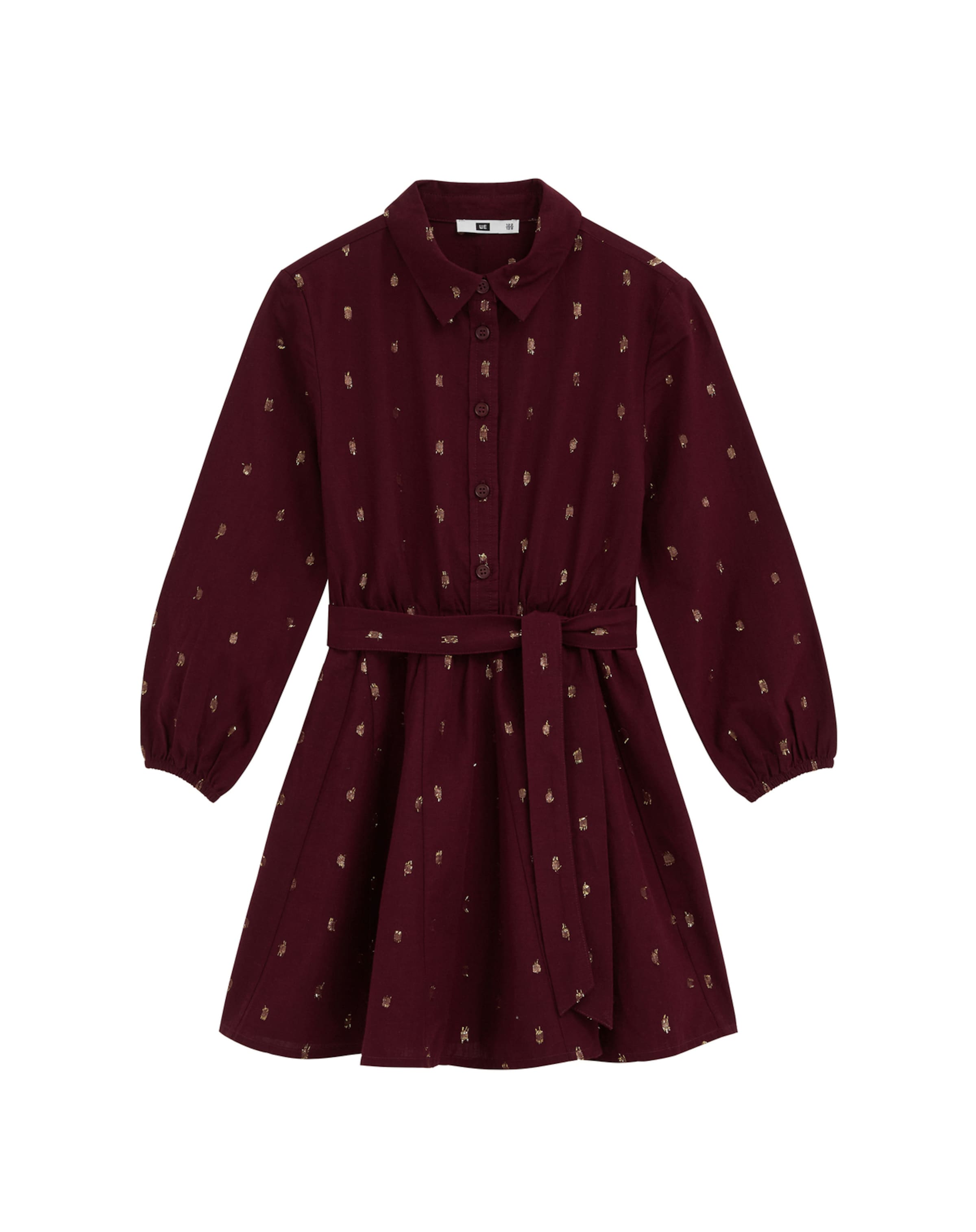 WE Fashion Jurk in Rood: voorkant