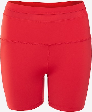 Spyder Skinny Workout Pants in Red: front
