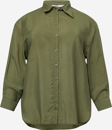 Z-One Blouse 'Ch44iara' in Groen: voorkant