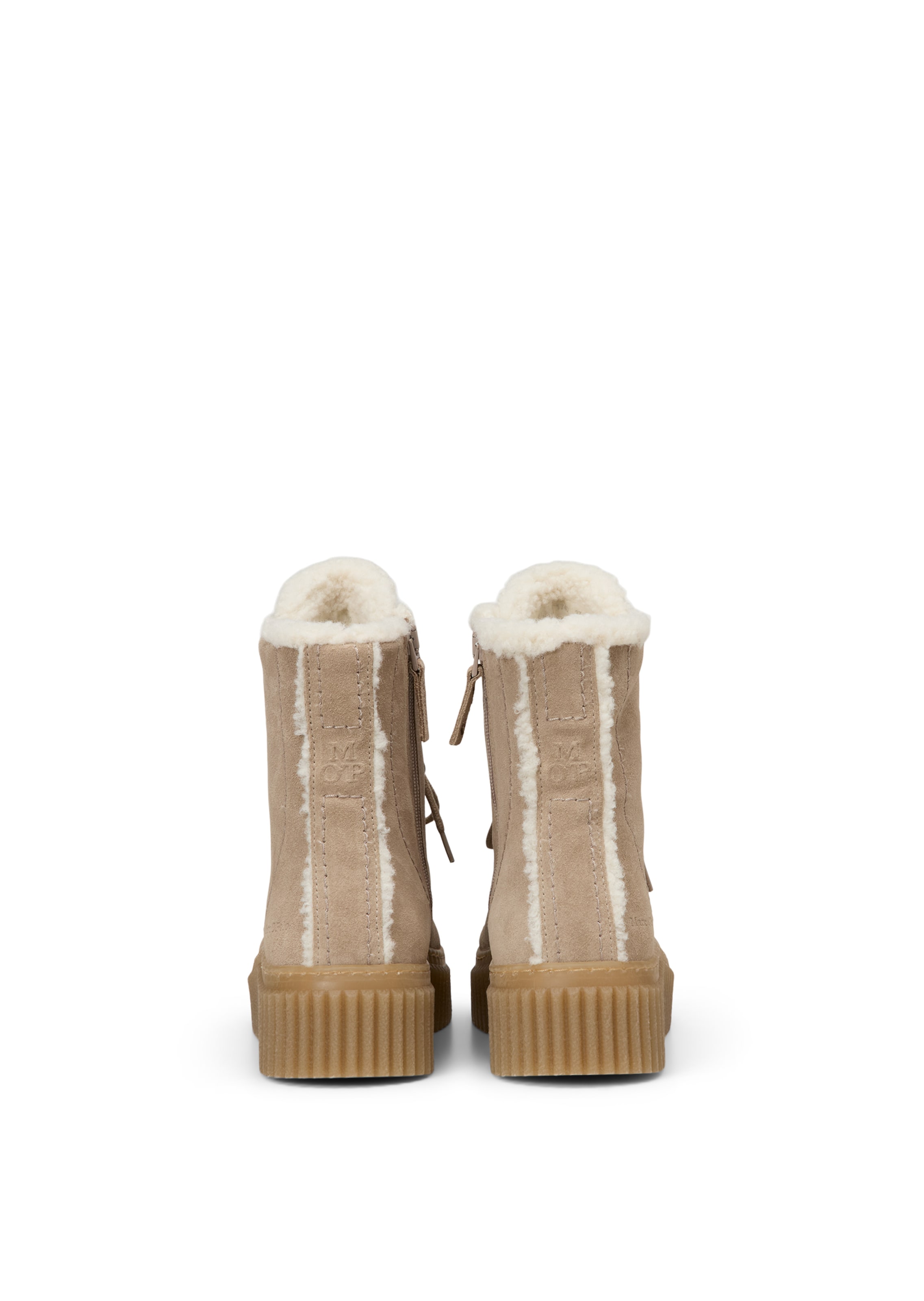 Marc O'Polo Lace-up bootie ' Bianca ' in Brown: back