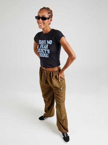 Juicy Couture Tričko 'HAVE NO FEAR' - Čierna