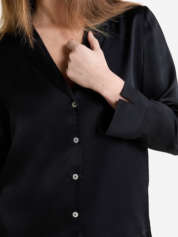 ETAM Slaapshirt 'Pearly' in Zwart