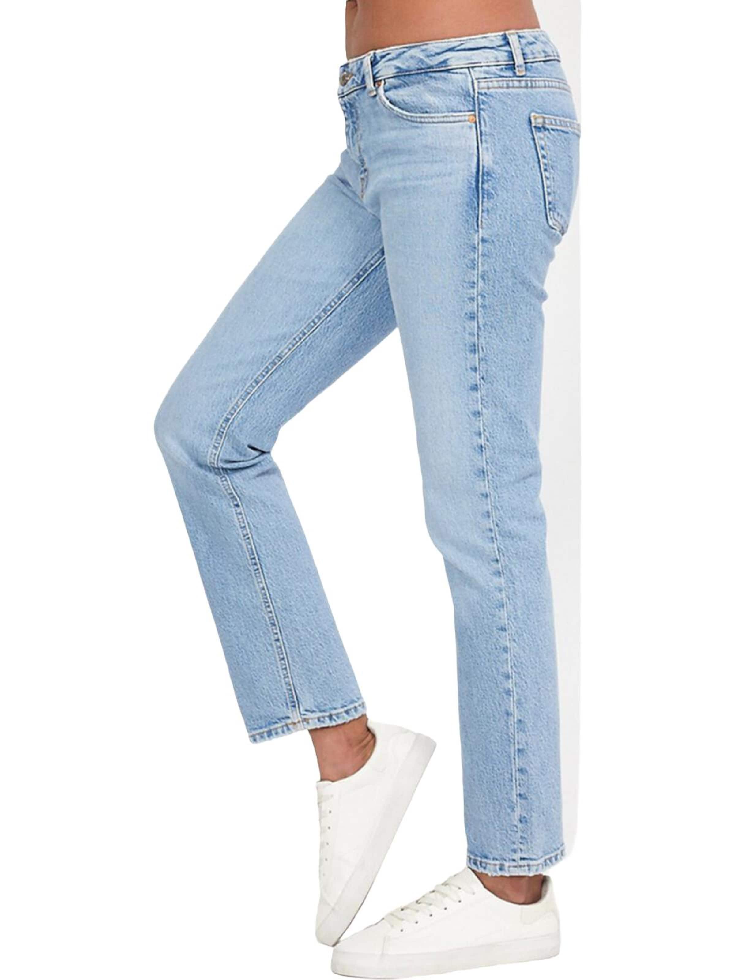 LTB Jeans - Slimfit Vaquero 'LTB Jeans Damen Darena Skinny Leg Low Waist Jeanshose' en verde