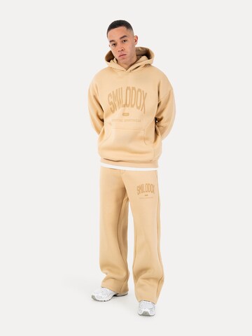 Loosefit Pantalon Smilodox en beige