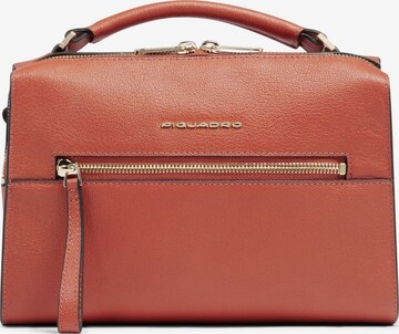 Piquadro Shoulder Bag in Orange: front