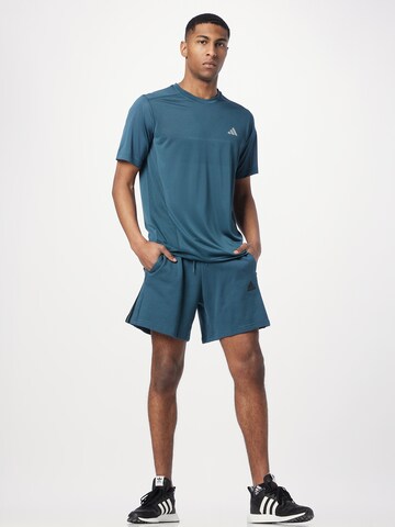 ADIDAS PERFORMANCETehnička sportska majica 'Ultimate Engineered ' - plava boja