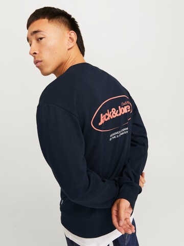Felpa 'JJEBradley' di JACK & JONES in blu: frontale