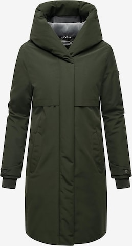 Manteau d’hiver 'Domingaa 14' NAVAHOO en vert : devant