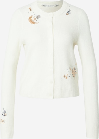 Abercrombie & Fitch Strickjacke 'RAMADAN' in Beige: Vorderseite