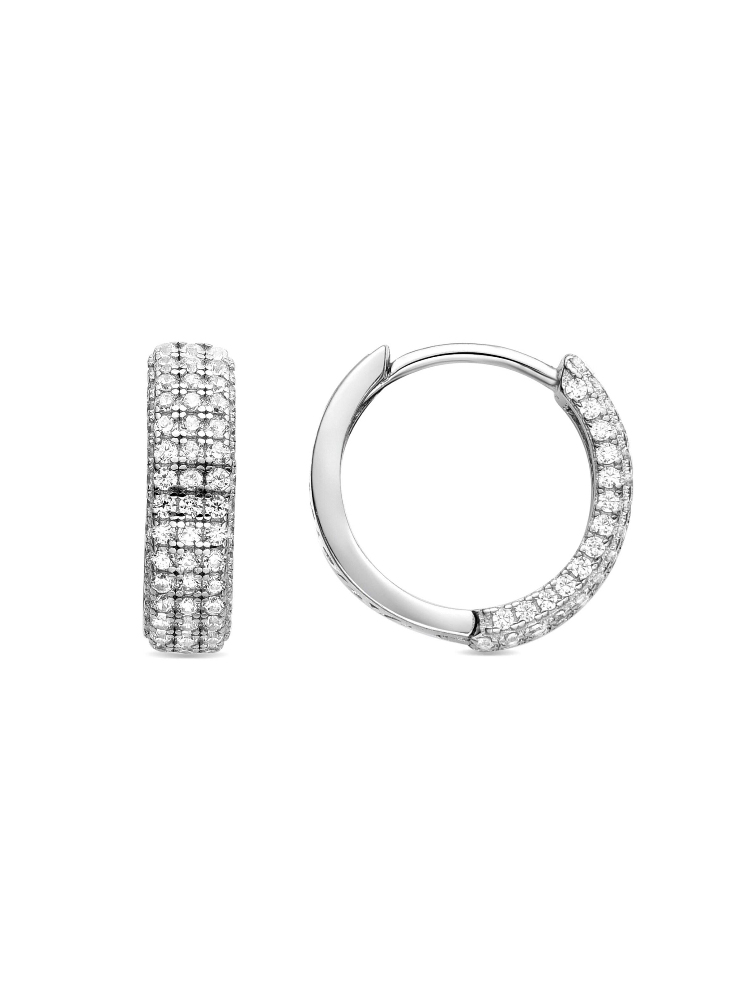 Luxenter Ohrringe 'Taki' in weiß, Produktansicht