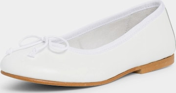Ballerines Pisamonas en blanc : devant