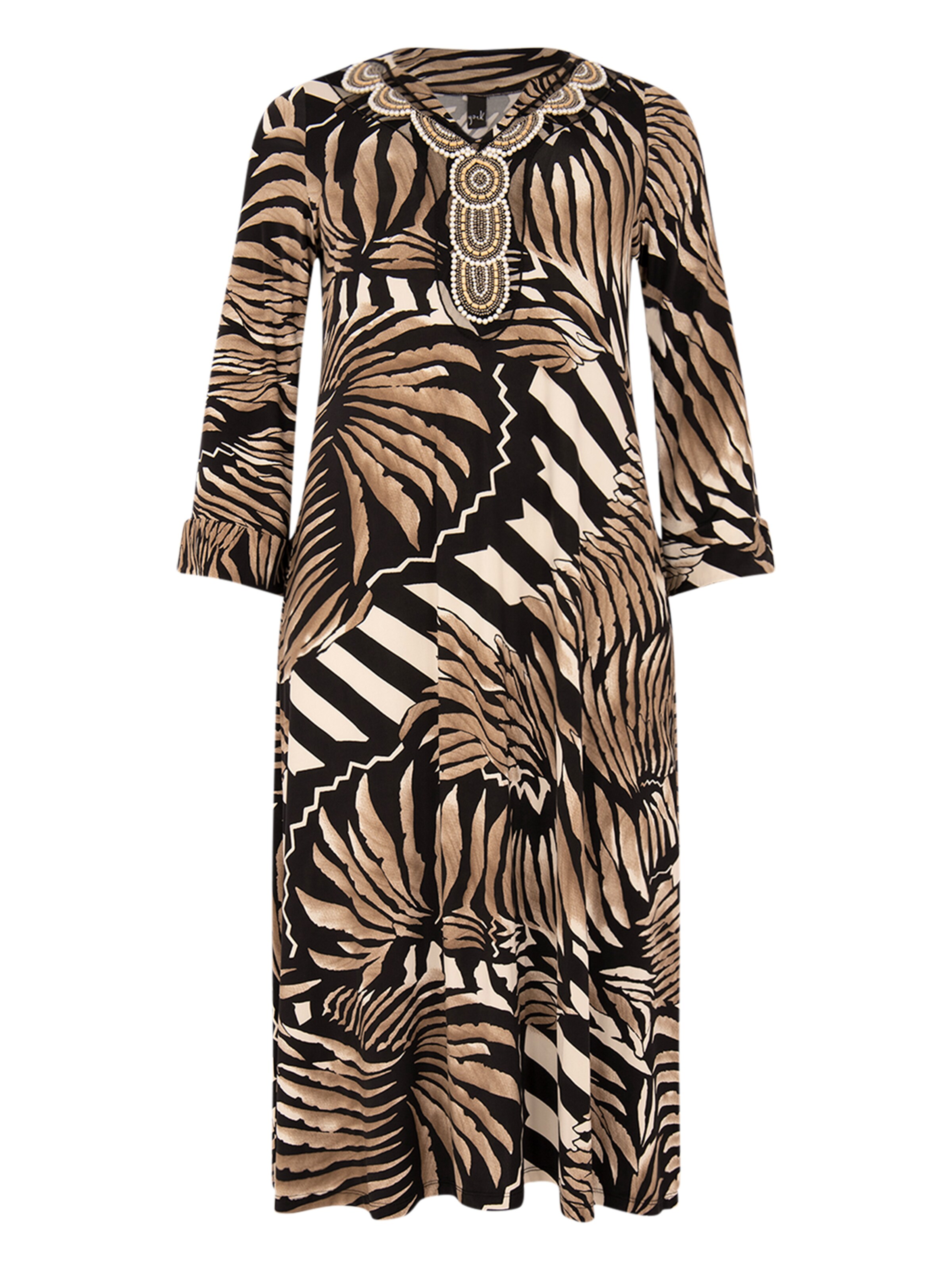 YOEK Jurk in Zwart: voorkant