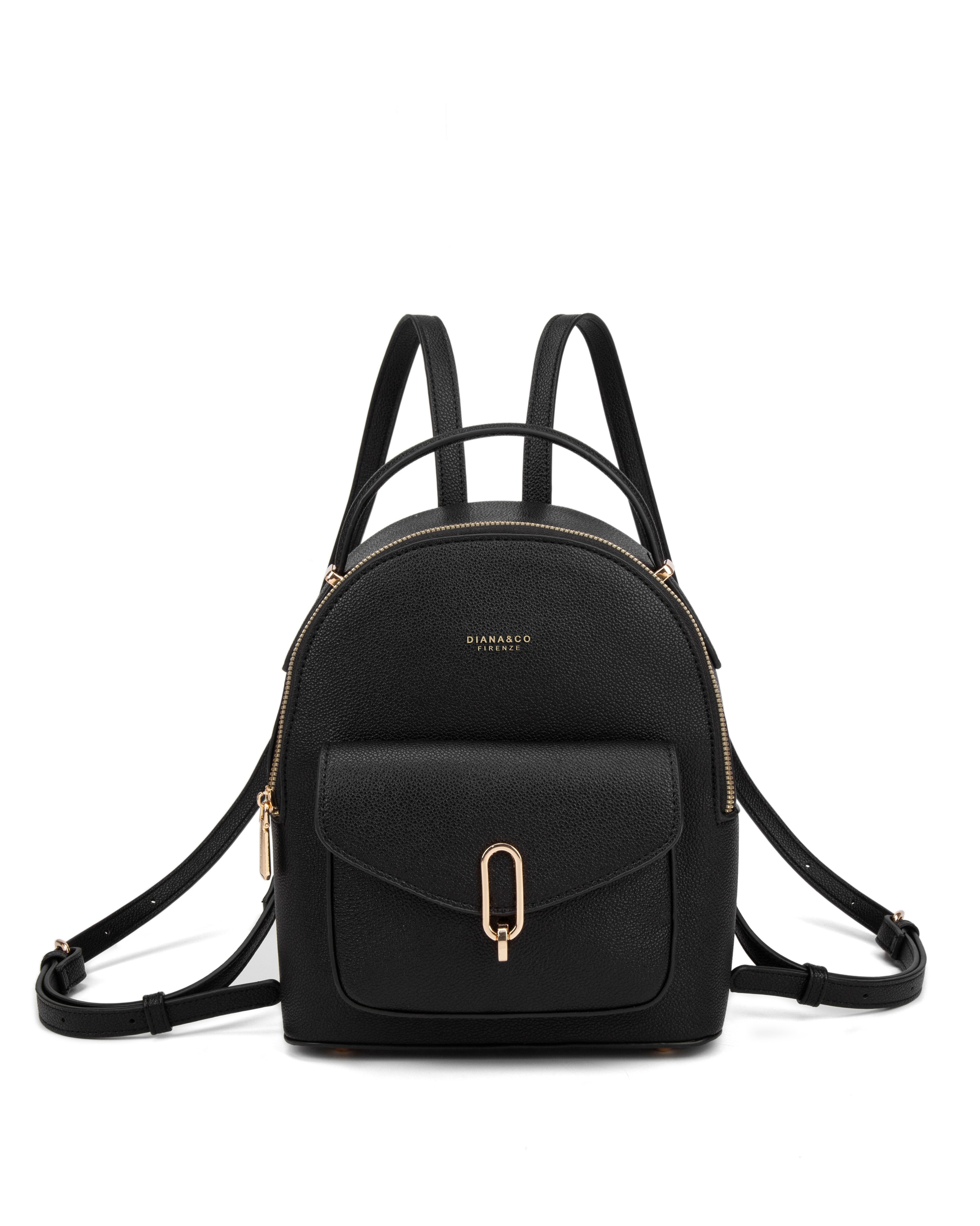 Sac à dos Diana&Co. en noir : devant