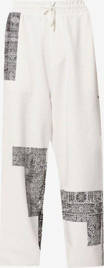 VAMOS CLO Housut 'Wax Plant' värissä mokka / offwhite, Tuotenäkymä