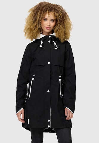 NAVAHOO Raincoat 'Xankaa' in Black: front