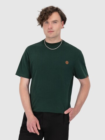 Alife and Kickin Μπλουζάκι 'NicAK' σε πράσινο: μπροστά