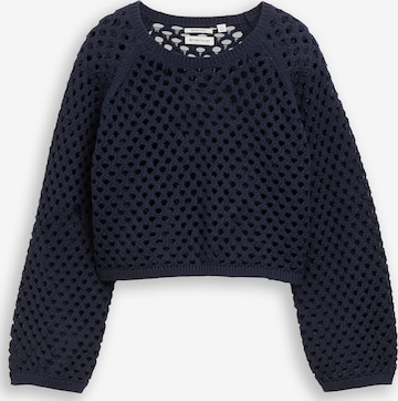 Pull-over TOM TAILOR en bleu : devant